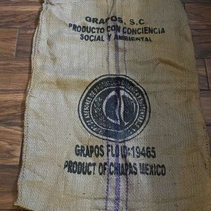 Authentic Burlap Coffee Sack…Starbucks